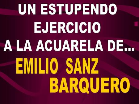 Emilio enseña a los compañeros de GADMA algunos trabajos anteriores.