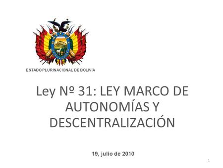 Unidad de Investigación - Ministerio de Autonomía