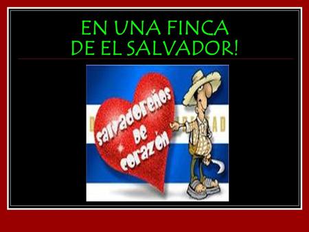 EN UNA FINCA DE EL SALVADOR! Un representante del gobierno de la Junta de El Salvador visita oficialmente una finca y habla con su dueño, un señor ya.