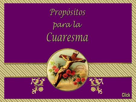 Propósitos para la Cuaresma Click.
