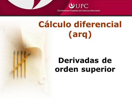 Cálculo diferencial (arq)