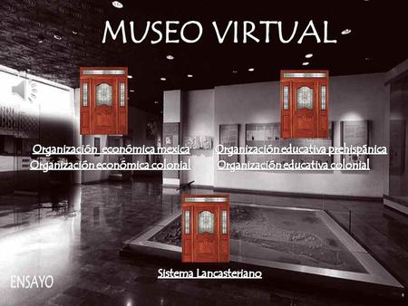 MUSEO VIRTUAL ENSAYO Organización económica mexica