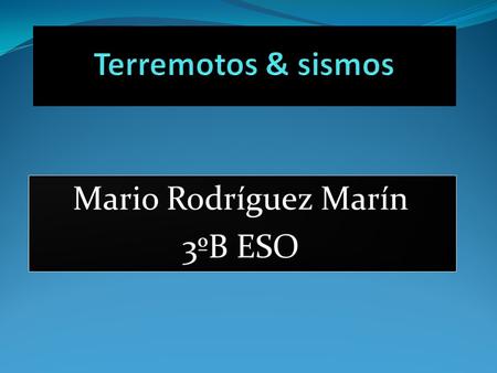 Mario Rodríguez Marín 3ºB ESO