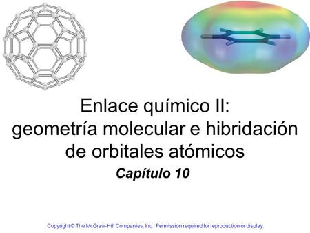 geometría molecular e hibridación de orbitales atómicos