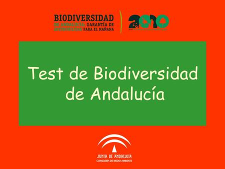 Test de Biodiversidad de Andalucía