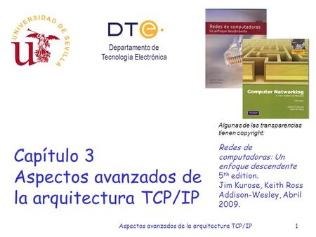 Capítulo 3 Aspectos avanzados de la arquitectura TCP/IP