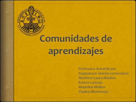 Comunidades de aprendizajes