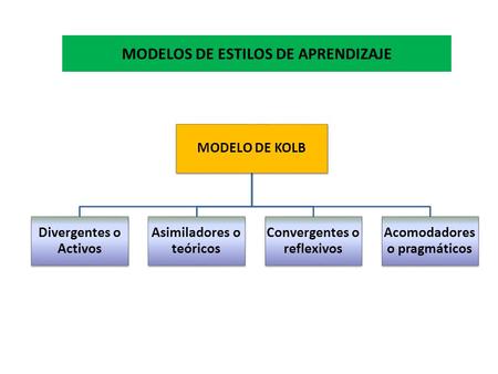MODELOS DE ESTILOS DE APRENDIZAJE