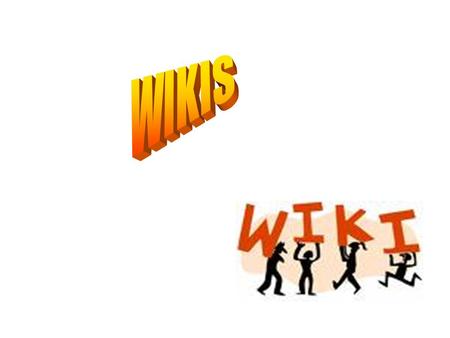 wikis Un wiki, o una wiki, es un sitio web, cuyas páginas pueden ser editadas por múltiples voluntarios a través del navegador. Los usuarios pueden crear,
