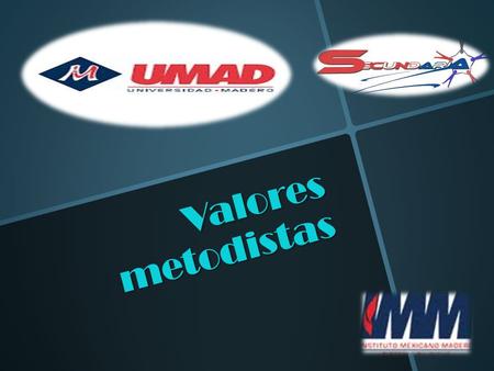 Valores metodistas.