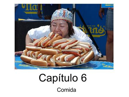 Capítulo 6 Comida. Para empezar Choose the correct form of “ser” and “estar,” and translate the sentences below. 1. We are very happy. 2. I am from Peabody.