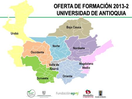 OFERTA DE FORMACIÓN UNIVERSIDAD DE ANTIOQUIA
