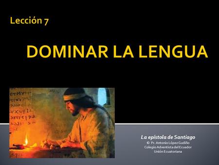 La epístola de Santiago