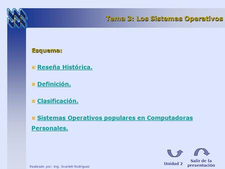 Salir de la presentación