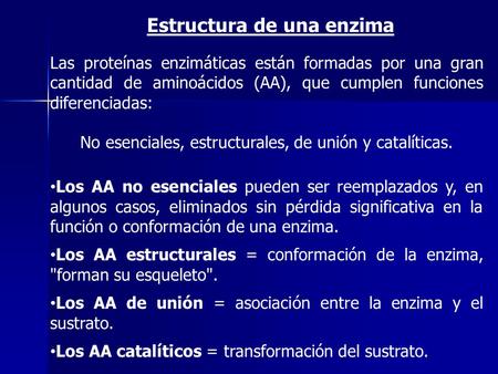 Estructura de una enzima