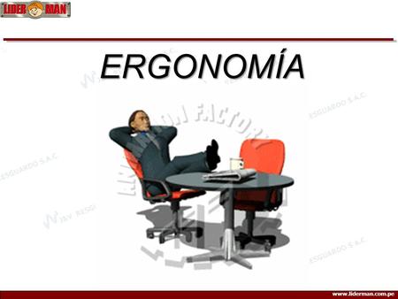 ERGONOMÍA.