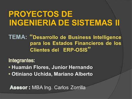 RESUMEN EJECUTIVO INDICE DE PRESENTACION INTRODUCCION PLANTEAMIENTO INICIAL DEL PROYECTO OBJETIVOS HIPOTESIS VARIABLES Y LIMITES MARCO TEORICO SOLUCION.