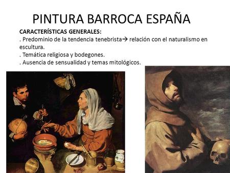 PINTURA BARROCA ESPAÑA