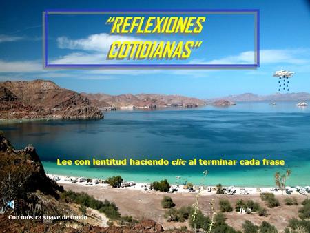 “REFLEXIONES COTIDIANAS”