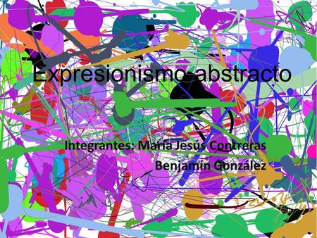 Expresionismo abstracto