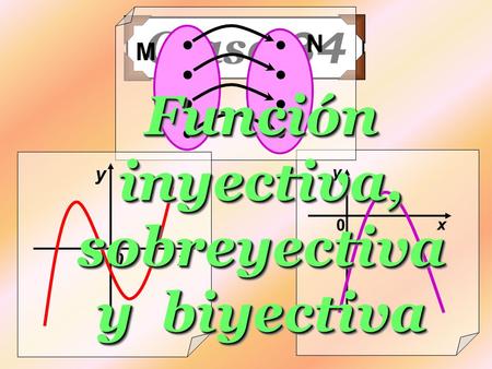Función inyectiva, sobreyectiva y biyectiva