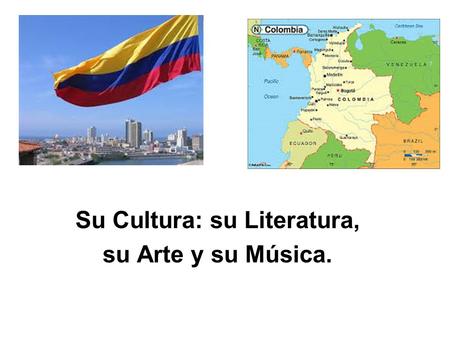 Su Cultura: su Literatura, su Arte y su Música.. AGENDA I. Introducción: Breve recorrido visual. II.Cultura: a.Literatura b.Arte c.Música.