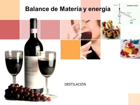 Balance de Matería y energía