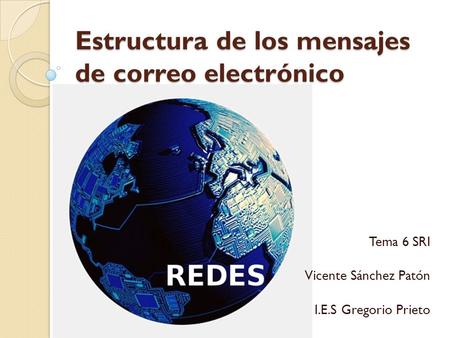 Estructura de los mensajes de correo electrónico