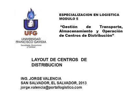 LAYOUT DE CENTROS DE DISTRIBUCION