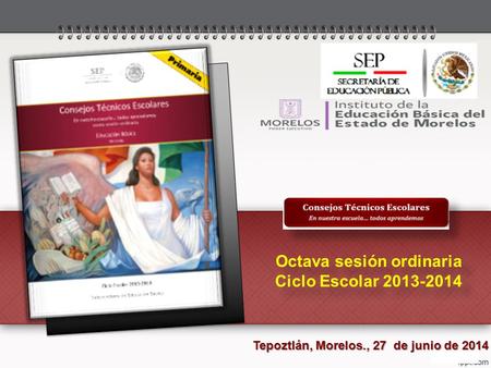 Octava sesión ordinaria Ciclo Escolar