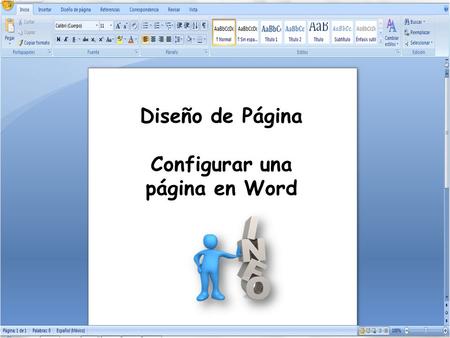 Configurar una página en Word