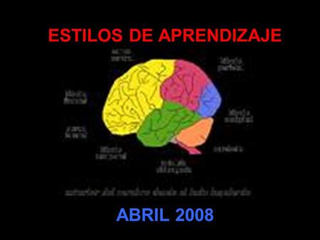 ESTILOS DE APRENDIZAJE