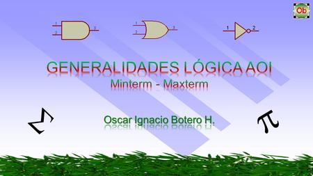 GENERALIDADES LÓGICA AOI