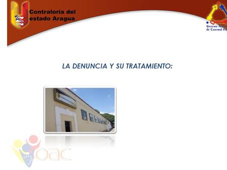 LA DENUNCIA Y SU TRATAMIENTO: