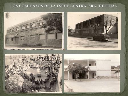 La escuela estaba creciendo y no había salón disponible; Entonces, una casilla prefabricada sirvió de refugio a la primera biblioteca.