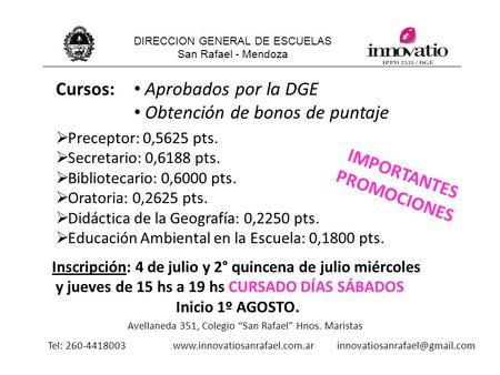 IMPORTANTES PROMOCIONES