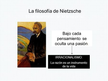 La filosofía de Nietzsche El pensamiento de la sospecha