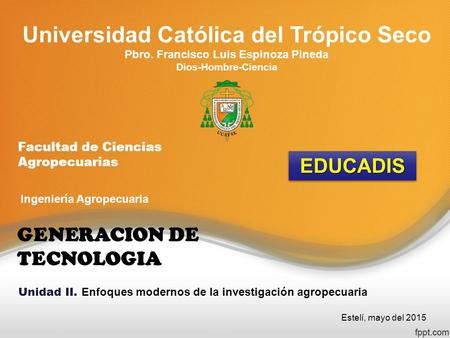 Universidad Católica del Trópico Seco Pbro
