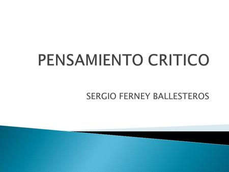 SERGIO FERNEY BALLESTEROS