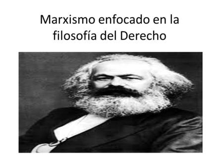 Marxismo enfocado en la filosofía del Derecho. En el presente trabajo del caso concreto de materia de transito se han extraído los valores que se dan.