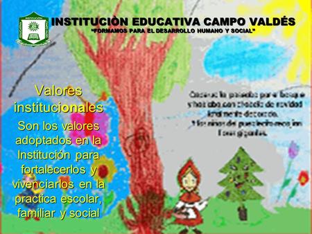 Valores institucionales