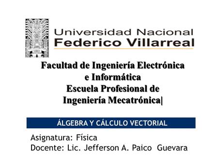 Facultad de Ingeniería Electrónica e Informática