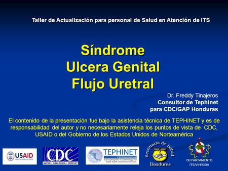 Síndrome Ulcera Genital Flujo Uretral