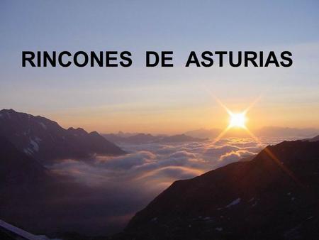 RINCONES DE ASTURIAS.