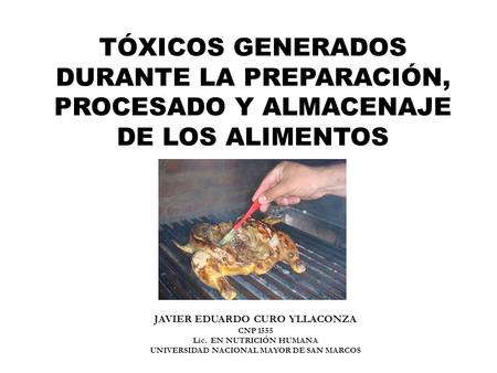 JAVIER EDUARDO CURO YLLACONZA CNP 1555 Lic.  EN NUTRICIÓN HUMANA