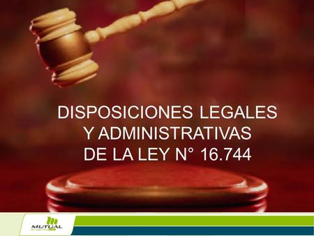 DISPOSICIONES LEGALES
