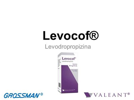 Levocof® Levodropropizina.