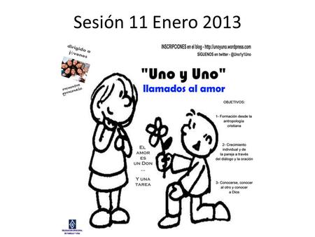 Sesión 11 Enero 2013.