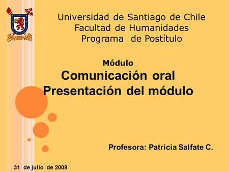 Presentación del módulo