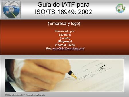 Guía de IATF para ISO/TS 16949: 2002